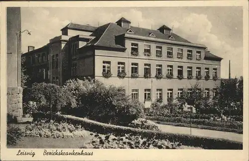 Leisnig Bezirkskrankenhaus Feldpost Kat. Leisnig