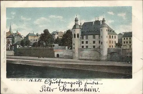 Coblenz Koblenz Burg an der Mosel Kat. Koblenz