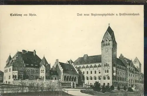 Coblenz Koblenz Regierungsgebaeude Praesidentenhaus Kat. Koblenz