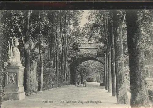 Koblenz Coblenz Kaiserin Augusta Anlagen Denkmal Park Kat. Koblenz