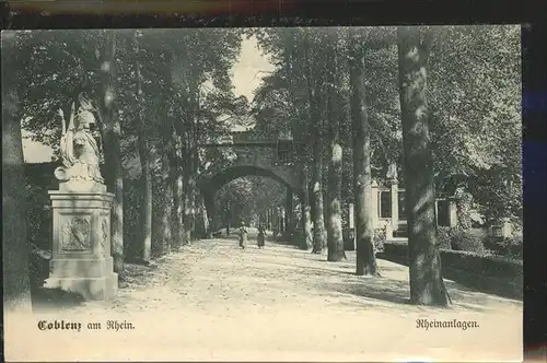 Coblenz Koblenz Rheinanlagen Denkmal Kat. Koblenz