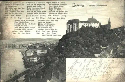 Leisnig Schloss Mildenstein Kat. Leisnig