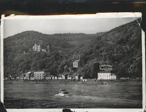 Stolzenfels Schloss Hotel Stolzenfels Kat. Koblenz