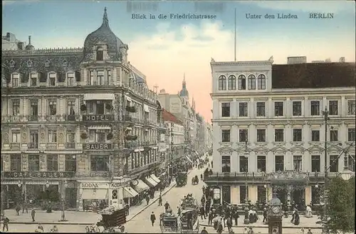 Berlin Friedrichstrasse Unter den Linden Kat. Berlin