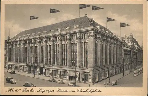 Berlin Hertie Leipziger Strasse Kat. Berlin