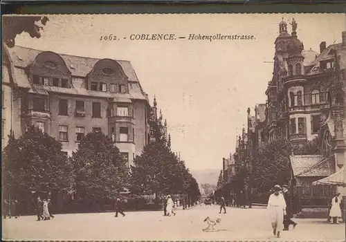 Koblenz Coblenz Hohenzollernstrasse Kat. Koblenz