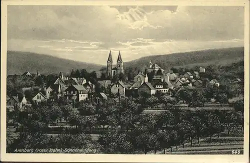 Arenberg Koblenz Gesamtansicht Kat. Koblenz