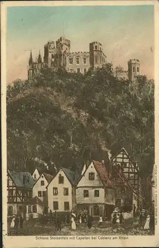 Kapellen Stolzenfels Schloss Stolzenfels Kat. Koblenz