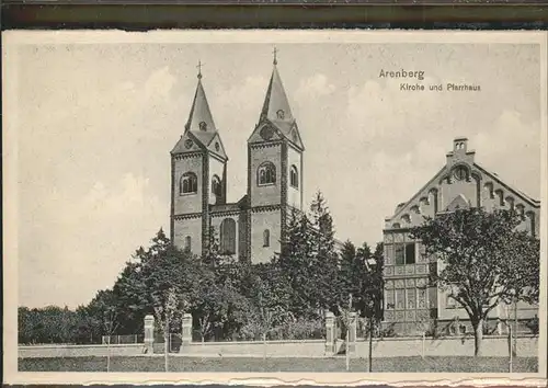 Arenberg Koblenz Kirche Pfarrhaus Kat. Koblenz