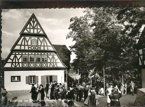 Koblenz Coblenz Weindorf Kat. Koblenz