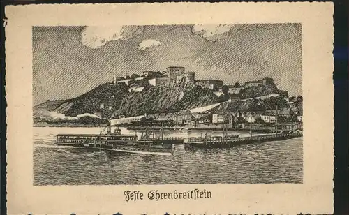 Ehrenbreitstein Feste Kat. Koblenz