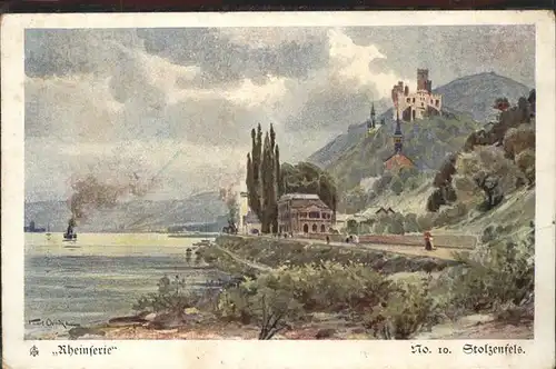 Stolzenfels Schloss Kat. Koblenz