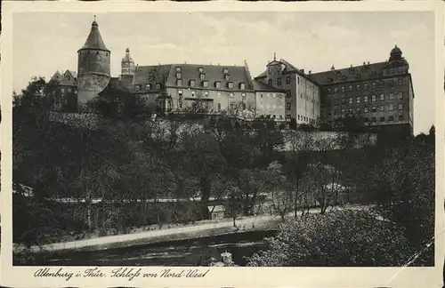 Altenburg Thueringen Schloss von Nordwest Kat. Altenburg