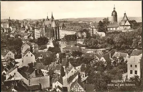 Altenburg Thueringen Panorama Kat. Altenburg