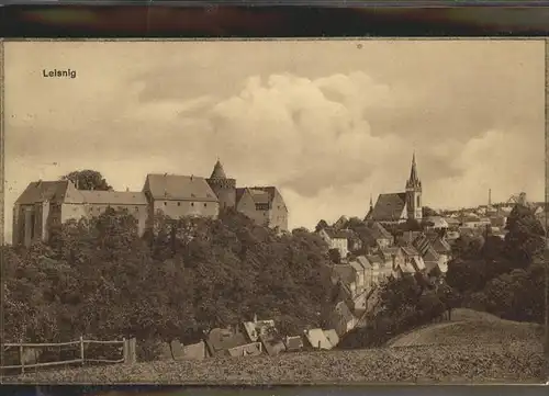 Leisnig Schloss Mildenstein Kat. Leisnig