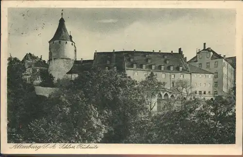 Altenburg Thueringen Schloss Rueckseite Kat. Altenburg