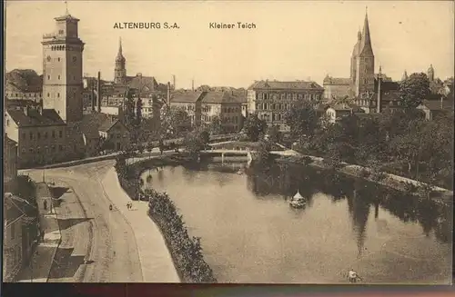 Altenburg Thueringen Kleiner Teich Rote Spitzen Kat. Altenburg