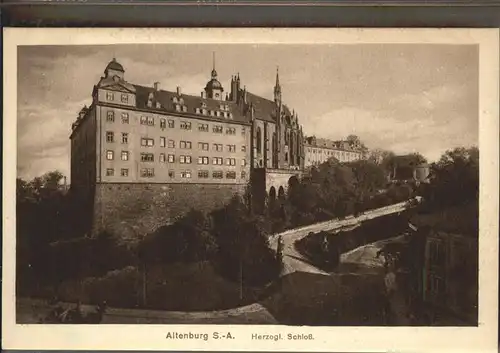 Altenburg Thueringen Herzogl Schloss Kat. Altenburg