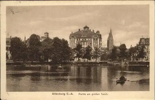 Altenburg Thueringen Partie am grossen Teich Kat. Altenburg