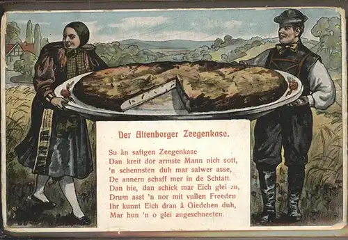 Altenburg Thueringen Altenburger Zeegenkase Karikatur Kat. Altenburg