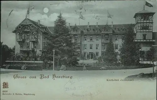 Bad Harzburg Kurhotel Juliushall im Mondschein Kat. Bad Harzburg