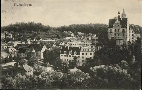 Sigmaringen Teilansicht Schloss Kat. Sigmaringen
