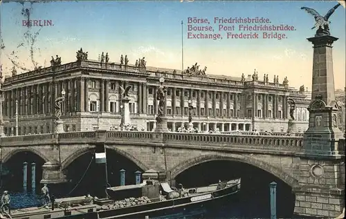 Berlin Boerse Friedrichsbruecke Kat. Berlin