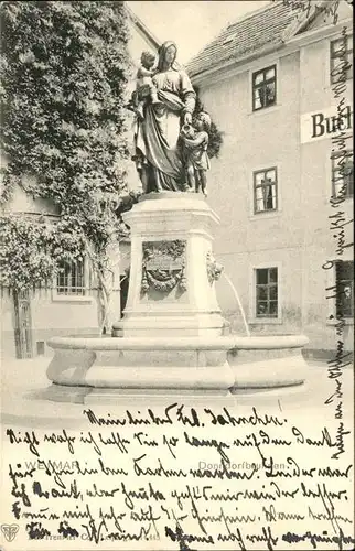 Weimar Thueringen Donndorfbrunnen / Weimar /Weimar Stadtkreis