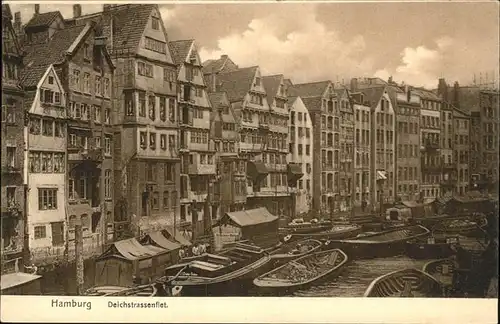 Hamburg Deichstrassenflet Kat. Hamburg