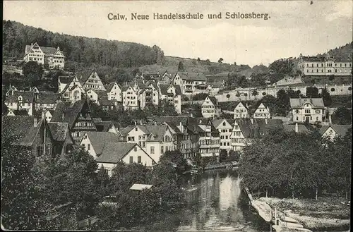 Calw Handelsschule Schlossberg Kat. Calw