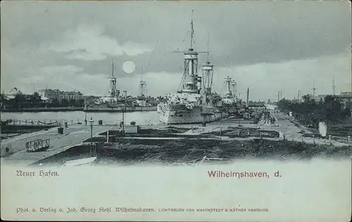 Wilhelmshaven Neuer Hafen Schiff Kat. Wilhelmshaven