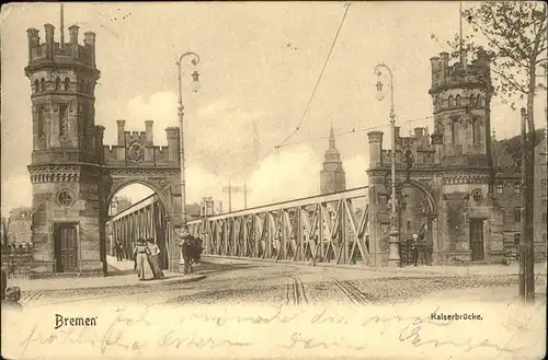 Bremen Kaiserbruecke Kat. Bremen