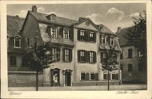 Weimar Thueringen Friedrich Schiller Haus Kat. Weimar