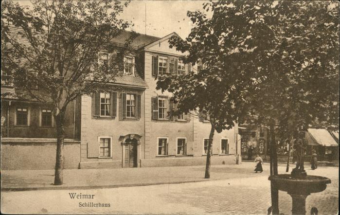 Weimar Thueringen Friedrich Schiller Haus Kat Weimar Nr Wz74999