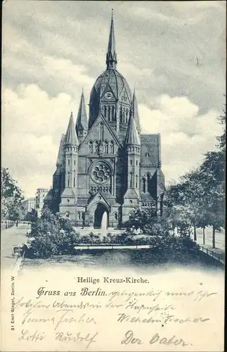 Berlin Heilige Kreuz Kirche Kat. Berlin