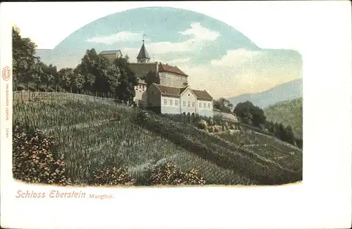 Gernsbach Schloss Eberstein Murgthal Kat. Gernsbach