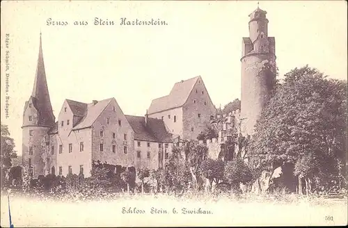 Stein Hartenstein Schloss / Hartenstein Zwickau /Zwickau LKR