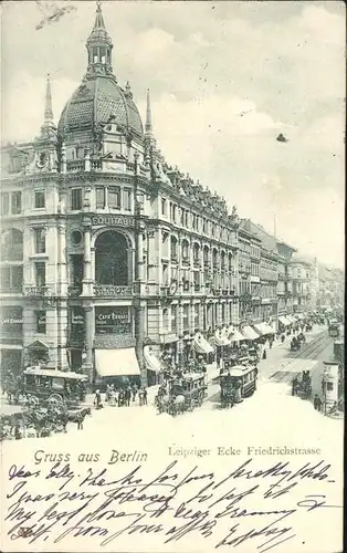 Berlin Leipziger Strasse Ecke Friedrichstrasse Kat. Berlin