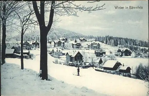 Baerenfels Erzgebirge Winterimpressionen Kat. Altenberg