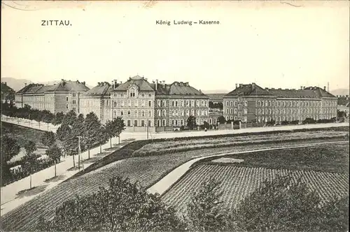 Zittau Koenig Ludwig Kaserne Feldpost Kat. Zittau