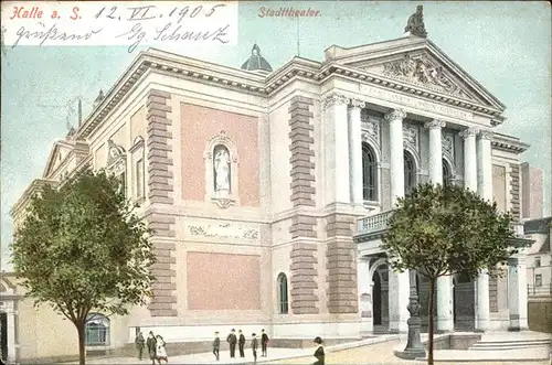 Halle Saale Stadttheater Kat. Halle