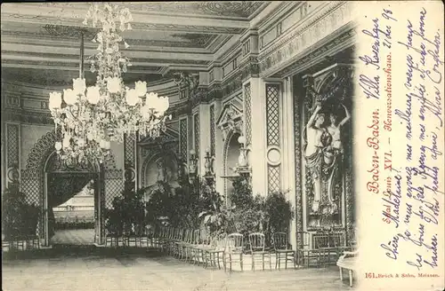 Baden Baden Konversationshaus Saal Louis XVI Kat. Baden Baden