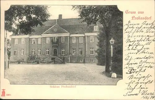 Pronstorf Schloss Prohnsdorf Kat. Pronstorf