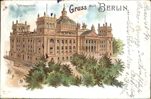 Berlin Reichstagsgebaeude Kat. Berlin