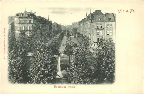 Koeln Rhein Hohenstaufenring Brunnen Kat. Koeln