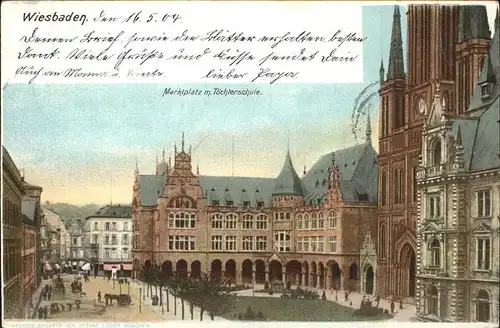 Wiesbaden Marktplatz Kat. Wiesbaden