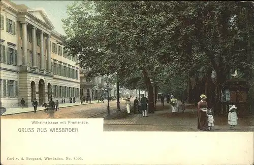 Wiesbaden Wilhelmstrasse  Kat. Wiesbaden