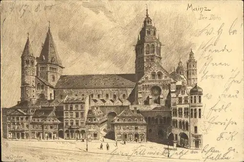 Mainz Rhein Dom  / Mainz Rhein /Mainz Stadtkreis