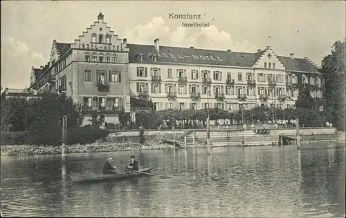 Konstanz Inselhotel Ruderboot Kat. Konstanz