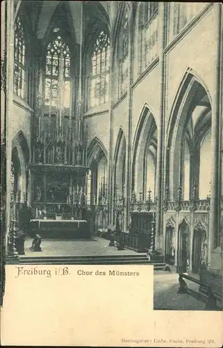 Freiburg Breisgau Chor Muenster Kat. Freiburg im Breisgau
